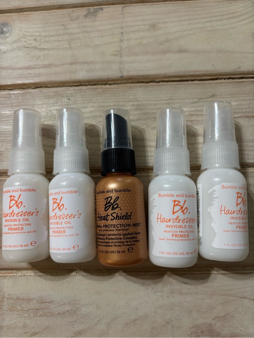 Bumble and bumble White & Bronze Travel Hair Oil and Heat Shield Set (22)